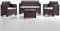 BICA 9067.3 Set Nebraska Salottino 4 Posti, Marrone, 281 x 155 x 79 cm