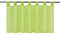 Joyswahl Scheibengardine Voile Bistrogardine »Eva« Unifarbige Kurzstore Transparente Gardine Stores HxB 60x90cm Gelbgrün 1er Pack
