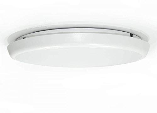 22W LED Bulkhead Light - Ultra Slim Indoor Outdoor IP65 Waterproof Microwave Motion Sensor Detector with Dim Mode Function (Cool White 4000K)