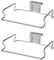 2 Pack Stainless Steel Trash Bag Holder, Garbage Storage Bags Rack, Hanging Garbage Bag Storage Organizer Rack for Kitchen Cabinets Doors and Cupboards Towel Gloves Hanger
