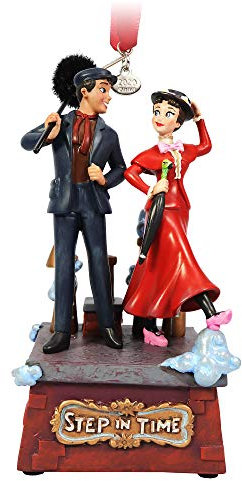 Disney Mary Poppins and Bert Singing Living Magic Sketchbook Ornament