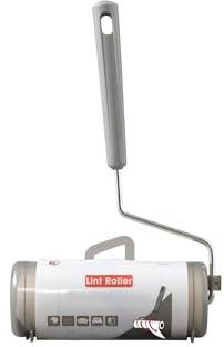 Iris Ohyama, 90-Blatt-Rolle, Große Blätter, Adhäsiv, Strapazierfähig und robust, Kleidung, Vorhänge, Sofas - Handy Lint Roller CCNB-RN - Weiß