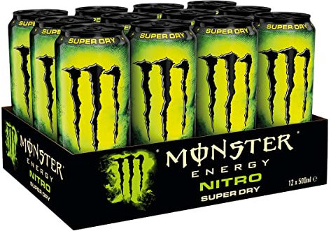 Monster Energy Nitro Super Dry a 0,5 L inc. EINWEG Pfand Monster Energy (12 x 0.5l)