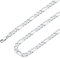 Suplight 925 Sterling Silver Link Chain for Men 5mm Figaro Necklace 22 Inch Durable Solid Silver Mens Jewellery Gift for Husband Son Father Grandson Boyfriend