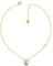 GUESS Damen-Halskette Mond – Moon Phase – vergoldeter Stahl – JUBN01190JWYG, legierter Stahl, Legierter Stahl