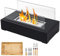 ROZATO Fire Pit, feu de Table, Mini feu de Table Portable, feu de feu intérieur/extérieur, Bol à feu de Table, Machine à café