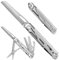TACTIMAN 9 in 1 Multi Tool Taschenmesser Multitool Klappmesser für Camping Wandern Survival Angeln Edelstahl Abschließbar Multitool Messer Sägeschere Flaschenöffner Abisolierzange Glasbrecher