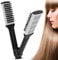 Peigne à Lisser Brosse à Cheveux Double Face, Poils de Sanglier Pince Brosse à Cheveux Résistance à la Température, Brosse de Coiffure Peigne à Pince Double Face