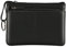 Lidwot Porte-monnaie en cuir véritable avec 3 fermetures éclair et porte-clés, noir, Porte-monnaie avec porte-clés 3 fermetures éclair