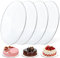 Vegena 4 bandejas redondas para tartas, 30 cm de diámetro, acrílico, reutilizables, para tartas (30 cm)