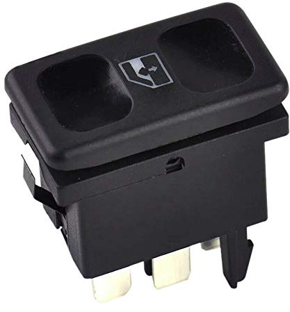 DINESA 1 PZ Auto Nero di Plastica Metallo Metallo Power Pulsante di Controllo di Controllo 191959855 BDP605 per Golf MK2-1987 1988 1989