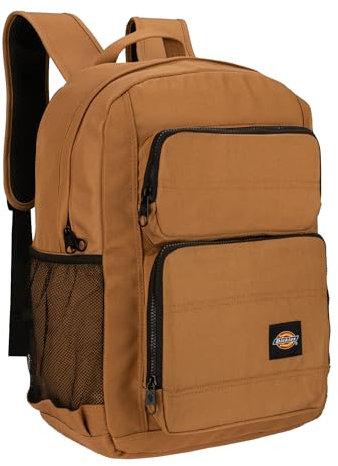 Dickies Tradesman Rucksack, wasserabweisend, lässiger Tagesrucksack für Reisen, Arbeit, Schule, passend für 39,6 cm (15,6 Zoll) Notebook, Braun Duck, Large, Tagesrucksäcke