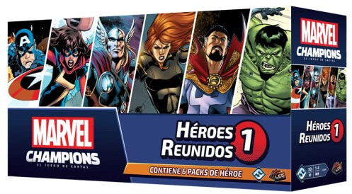 Fantasy Flight Games Marvel Champions: Versammelte Helden 1 - Kartenspiel auf Spanisch