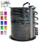 Geschenkband Schwarz, 450 Meter/ 500 Yard Schleifenband Schwarz, Ringelband, Glänzendes Ballonband für Ballonverschlüsse, Weihnachten Neujahr Geschenkverpackung, Basteln, Partydeko, Hochzeitsdeko