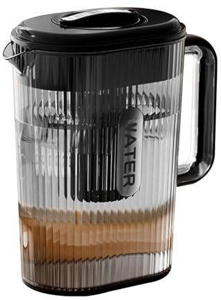 Drink Containers For Fridge, Fridge Water Pitcher, Water Kettle Juice Bottle, Beverage Serveware Large Capacity, Water Carafe With Lid & Handle, Juice Jug Water Pot