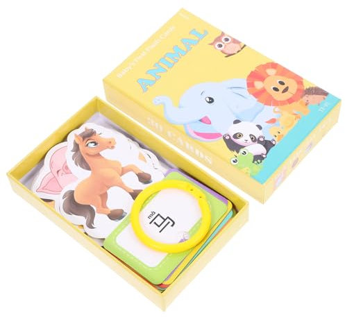 JOINPAYA 30 Pièces Cartes Flash Bilingues Chinois Et Mandarin Chinois Pinyin Cartes Flash Apprentissage Jouet Éducatif pour Enfants en