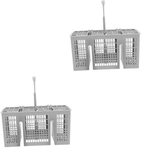 Uonlytech 2 Pièces Lave-Vaisselle Panier À Couverts Lave-Vaisselle Panier À Ustensiles Lave-Vaisselle Porte-Argenterie Accessoires De Lave-Vaisselle Lave-Vaisselle Argenterie Panier À
