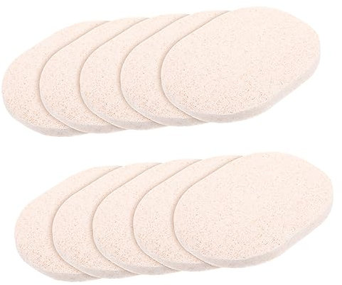 CANIGHT 10stücke Praktische Gesichtsreinigungsschwämme Hochsaugfähige Tragbare Exfoliation-schwämme Für Sanfte Gesichtsreinigung Und Make-up-entfernung