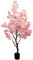 KüNstlicher KirschblüTenbaum KüNstlich Cherry Bloss Kunstpflanze, Kunstbaum Mit BlüTen 150cm, KüNstliche Pflanze Im Topf, Kunstpflanzen Groß KüNstlicher Baum Kirsche KirschblüTen Deko Mit Blossom