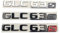 ERAKAFZTTK 3D ABS Chrom Schwarz Logo GLC63S Emblem Buchstaben Aufkleber Auto Stamm Abzeichen Aufkleber Fit for Mercedes Benz GLC 63S AMG GLC 63 S Zubehör(Glossy Black)
