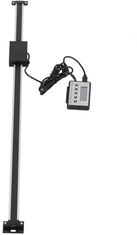 Hztyyier LCD Digital Linear Cala für Turn -up -Benutzermaschinen, Aluminiumlegierung mit Einer Starken Magnetkraft für Workshop Anwendungen (0-600mm)