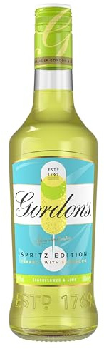 Gordon’s Spritz Edition Lime & Elderflower | 14.7% vol | 50cl | Limited Edition | Made for Mixing with Prosecco | Fruity & Floral | Gin Liqueur