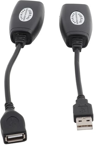 GOWENIC USB-RJ45-Netzwerkadapter, Kompaktes USB 2.0-auf-RJ45-Verlängerungskabel für Tastatur- und Mausverlängerungen für OS X