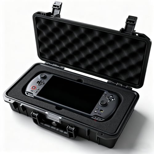 JYGamhanbil Schutzhülle Tragetasche wasserdichte Tasche für GPD Win 5 2025 | Große Kapazität Reisetasche Hülle Hartschalen für GPD Win 5 7 Handheld Gaming PC Console Dock,Netzkabel und Zubehör