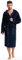 LEVERIE Calda vestaglia uomo invernale sportiva, blu scuro/rosso, S