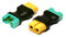 2X Stück Premium Adapter MPX Multiplex kompatibel 6P 6 Pin Stecker Male auf XT60 Buchse Female Goldstecker Verpolsicher Lipo Akku Adapterkabel von Mr.Stecker Modellbau®