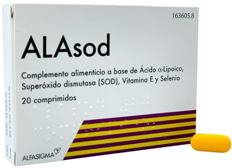 Alfasigma - Alasod 20 Comprimidos con acción Antioxidante
