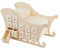 VBS Adventskalender Schlitten Sperrholz 37x25x19cm