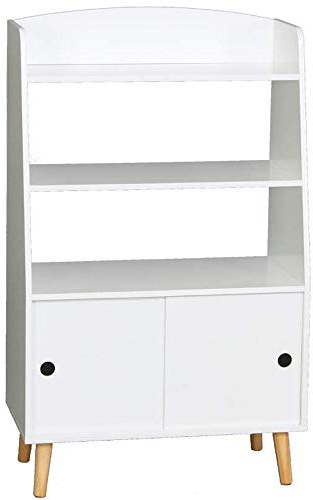 Judy Wild Kid's Spirit Sweet BIBLIOTHEQUE Enfant 3 ETAGERES avec 2 Portes COULISSANTES