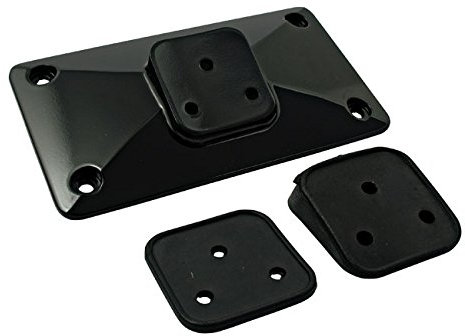 GZM Halterung für Nummernschild, schwarz, Schutzblech für Harley Davidson Sportster Softair Dyna Motorrad Custom HD