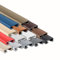 ProfiPVC Listello per ringhiera PVC elastico adatto alla balaustra delle scale - Corrimano, 40x8mm, Nero