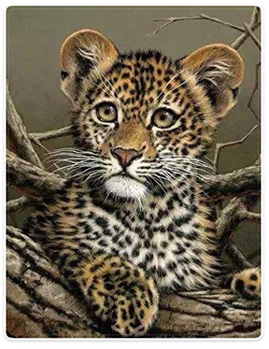 YISUMEI Kuscheldecke Tiger Decke Flauschige Weich Fleecedecke für Sofa Bett,Braun,150x200cm