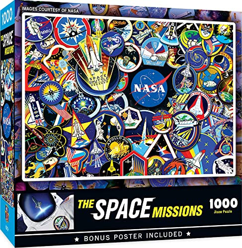 MasterPieces The NASA Missions 1000 Piece Jigsaw Puzzle for Adults, Family or Youth, 49 x 67.8 cm