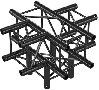 Milos Pro-30 Square F Truss - Cross + Down 5-way QCV51-90° corner - heavy duty - black - F