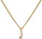 GD GOOD.designs Kette Buchstabe J Gold für Damen I 18K vergoldete Halskette mit Zirkonia Initialien I Goldene 316L Edelstahl Buchstabenkette (Buchstabe J) - Valentinstag-Geschenk für Sie und Ihn