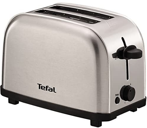 Tefal TT330D30 Grille-Pain, 700 W, 2 Tranches de Pain, Argent