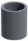PVC Grey Metric Plumbing Fittings Pipe Tubing for Aquarium Fish Tank Pond Solvent Weld Plumbing Connectors (Straight Coupling, 50mm)