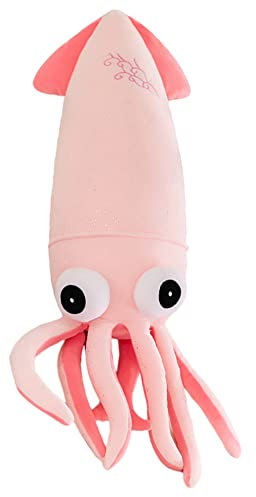 LICHENGTAI Octopus Kuscheltier, 70CM Große Krake Plüschtier Realistische Tintenfisch Stofftier Puppe Ocean Spielzeug Gefüllte Tierkissen Heimdekoration Geburtstagsgeschenke für Kinder Jungen Mädchen
