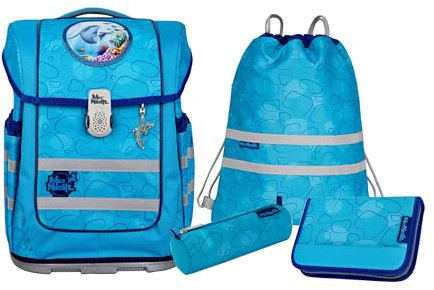 McNeill Schulranzen-Set COMPACTO, 5tlg. - Kollektion 2024 (BUBBLE)