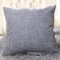 Interior by Hakito 2er Set Kissen mit Füllung (40x40cm grau) Modell Paul Leinenoptik versteckter Reisverschluss, als Sofakissen, Couchkissen, Premium Füllkissen inklusive, Doppelpack