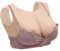 KUMIHO Faux Sein Silicone Col rond avec dos creux Plastron réaliste pour Crossdresser Transgenres Drag Queen Mastectomie Rempli de coton C Cup Blanc Ivoire