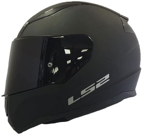 LS2 FF353 Rapid II Ece22.06 Motorcycle Helmet Matt Black with Dark Visor (XL)