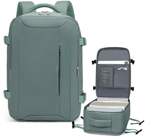 Cabin Bags 40x20x25 Underseat for Ryanair, Carry On Travel Backpack Cabin Size Rucksack Hand Luggage Bag Backpack Casual Daypack School Bag Fit 14 Inch Laptop with Cable Hole