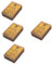 Abaodam 4 Packungen Goldfolien Spielkarten Brettspiel Spielkarten Party Spielkarten Tischkarten Familienspiel Requisiten Professionelle Spielkarten Party Spielzeug Brettspiele