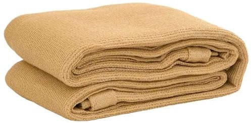 vidaXL Tent Carpet Outdoor Rug 400x700 cm Sand - Camping Tarp Ground Covering Durable HDPE, UV & Weather-Resistant