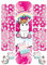 BIKE-label Adesivo per bicicletta extra grande, XL, set di adesivi per bicicletta elettrica, unicorno rosa, X400136VA